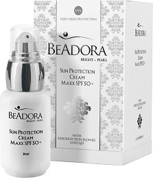Beadora Bright Pearl Sun Protection Cream Maxx SPF 50+ -       Q10 - 