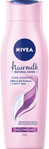 Nivea Hairmilk Natural Shine Care Shampoo -         - 