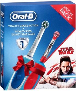 Oral-B Vitality Cross Action + Vitality Kids Disney Star Wars -    2      - 