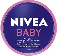 Nivea Baby My First Cream - Бебешки крем за лице и тяло от серията Nivea Baby - крем