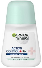 Garnier Mineral Action Anti-Perspirant Roll-On - Ролон дезодорант от серията "Deo Mineral Action Control+" - ролон