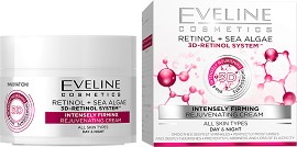 Eveline Retinol + Sea Algae Intensely Firming Cream - Интензивно стягащ и подмладяващ дневен и нощен крем за всеки тип кожа - крем