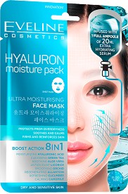 Eveline Hyaluron Ultra Moisturising Face Mask -     - 