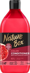 Nature Box Pomegranate Oil Color Conditioner - Натурален балсам за боядисана коса с масло от нар - балсам