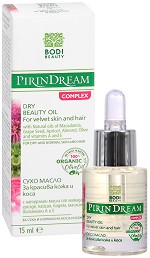Bodi Beauty Pirin Dream Complex Dry Beauty Oil - Сухо олио за кожа и коса от серията "Pirin Dream Complex" - олио