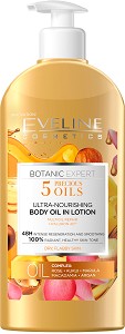 Eveline Botanic Expert 5 Precious Oils Ultra Nourishing Body Oil in Lotion -     - 
