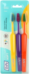 TePe Colour Soft - 3 броя меки четки за зъби - четка