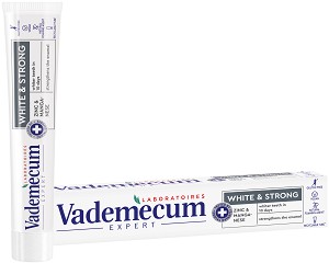Vademecum White & Strong Toothpaste - Избелваща и заздравяваща паста за зъби - паста за зъби