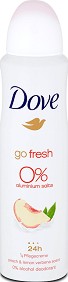 Dove 0% Aluminium Go Fresh Peach & Lemon Deodorant -              "Go Fresh" - 