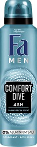 Fa Men Comfort Dive Deodorant Body Spray -     - 