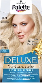 Palette Deluxe Oil-Care Color Extreme Lightener - Изрусител за коса с ефект против жълти оттенъци - боя