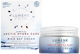 Lumene Arctic Hydra Care Moisture & Relief Rich Day Cream - Хидратиращ и успокояващ крем за суха и чувствителна кожа - крем