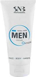 SNB Total Care Men Oxygen Cream - Мъжки крем за лице, ръце и тяло - крем