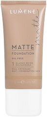 Lumene Matte Control Oil-Free Foundation -            "Nordic Chic" -   