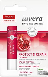 Lavera Protect & Repair Lip Balm - Балсам за устни с био нар и био арганово масло - балсам