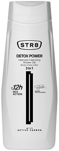 STR8 Detox Power Intensive Cleansing Shower Gel 3 in 1 -       ,    -  