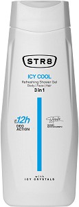 STR8 Icy Cool Refreshing Shower Gel 3 in 1 -       ,    -  