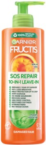 Garnier Fructis SOS Repair 10 in 1 Leave In - Крем без отмиване за суха и увредена коса 10 в 1 - крем