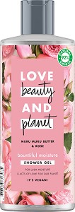 Love Beauty and Planet Bountiful Moisture Shower Gel -             "Murumuru Butter & Rose" -  