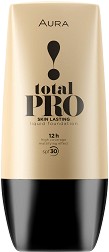 Aura Total Pro Skin Lasting Liquid Fondation - SPF 30 -           -   