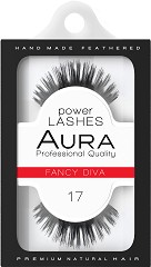 Aura Power Lashes Fancy Diva 017 - Мигли от естествен косъм от серията "Power Lashes" - продукт
