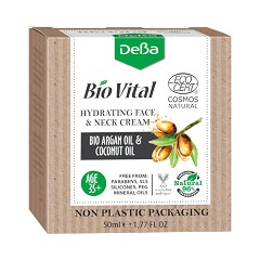 Натурален хидратиращ крем за лице и шия 35+ Дева - С био масла от арган и кокос от серията "Bio Vital" - крем