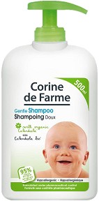 Corine de Farme Gentle Shampoo - Бебешки успокояващ шампоан с екстракт от невен - шампоан
