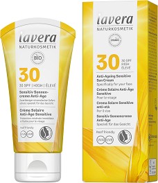 Lavera Anti-Aging Sensitive Sun Cream SPF 30 -        - 