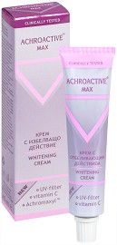 Избелващ крем за лице с UV филтър Rosa Impex - От серията Achroactive Max - крем