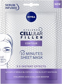 Nivea Cellular Filler + Volume Contour 10 Minutes Sheet Mask - 10-     Cellular - 