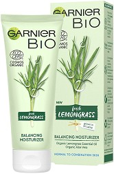 Garnier Bio Lemongrass Balancing Moisturizer - Крем за лице за нормална до смесена кожа от серията Garnier Bio - крем