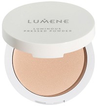Lumene Luminous Pressed Powder - Компактна пудра за лице с блестящ ефект - пудра