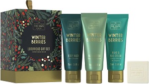 Scottish Fine Soaps Winter Berries Luxurious Gift Set -        - 