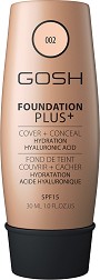 Gosh Foundation Plus+ SPF 15 -         -   