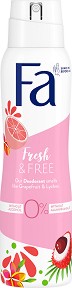 Fa Fresh & Free Grapefruit & Lychee Deodorant -     - 
