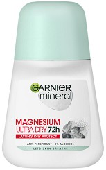Garnier Mineral Magnesium Ultra Dry Anti-Perspirant Roll-On - Дамски ролон дезодорант против изпотяване - ролон