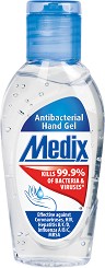 Антибактериален гел за ръце Medix - 60 ml - гел