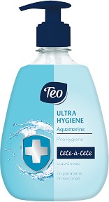 Teo Ultra Hygiene Aquamarine Liquid Soap - Дълбоко почистващ течен сапун - сапун