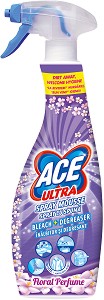 Мус-белина с обезмаслител ACE Ultra Spray Mousse Floral Perfume - 700 ml, с аромат на цветя - продукт