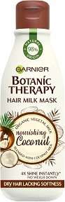 Garnier Botanic Therapy Nourishing Coconut Hair Milk Mask - Маска с кокосово масло за суха коса - маска