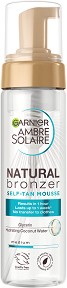 Garnier Ambre Solaire Natural Bronzer Mousse - Пяна за изкуствен тен от серията Ambre Solaire - пяна