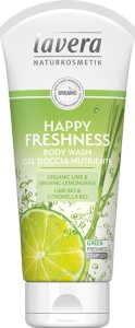 Lavera Happy Freshness Body Wash - Освежаващ душ гел с лимон и лимонова трева - душ гел