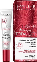 Eveline Laser Therapy Total Lift Intensely Lifting Eye Cream - Околоочен крем против бръчки от серията "Laser Therapy" - крем