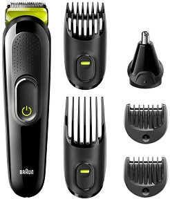 Braun Multi Grooming Kit MGK3221 6 In 1 - Тример за лице и коса - продукт