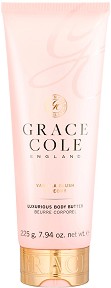 Grace Cole Vanilla Blush & Peony Luxurious Body Butter - Луксозно масло за тяло от серията Vanilla Blush & Peony - масло