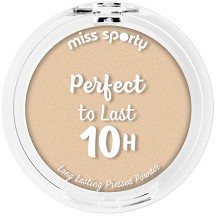 Miss Sporty Perfect to Last 10H Long Lasting Pressed Powder - Дълготрайна компактна пудра за лице - пудра