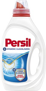 Течен перилен препарат срещу неприятни миризми за бяло пране - Persil Hygenic Cleanliness - Разфасовки от 0.9 ÷ 2.7 l - препарат