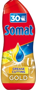 Гел за съдомиялна - Somat Gold Anti-Grease Lemon & Lime - Разфасовка от 0.540 l - продукт