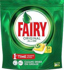 Таблетки за съдомиялна Fairy All in One - 84 броя - продукт
