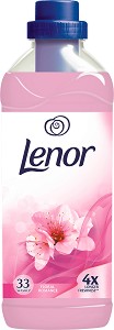 Омекотител за пране Lenor Floral Romance - 1 и 1.7 l, с флорален аромат - препарат